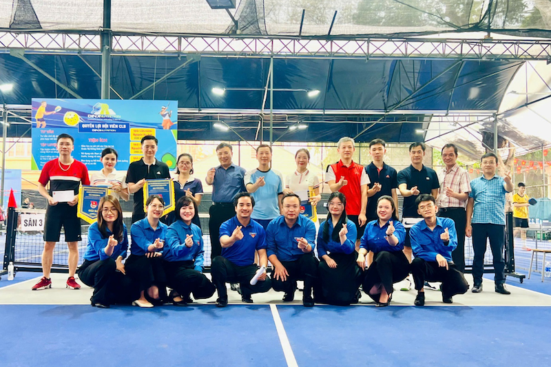 Sôi nổi Giải thi đấu Pickleball chào mừng 95 năm Ngày thành lập Đoàn tại Cục Kế hoạch - Tài chính